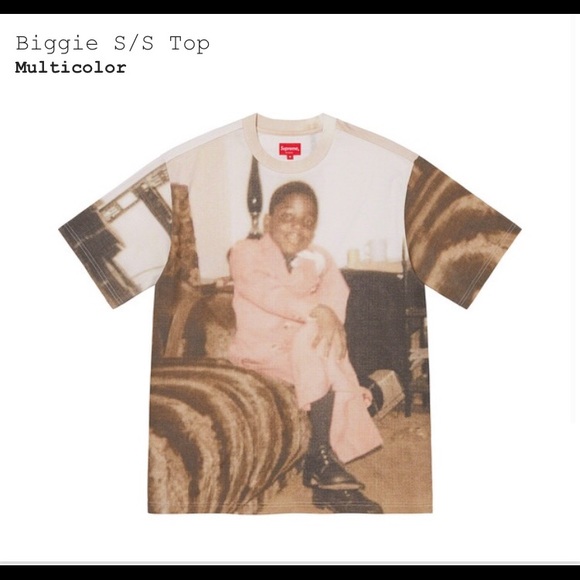 biggie smalls supreme shirt
